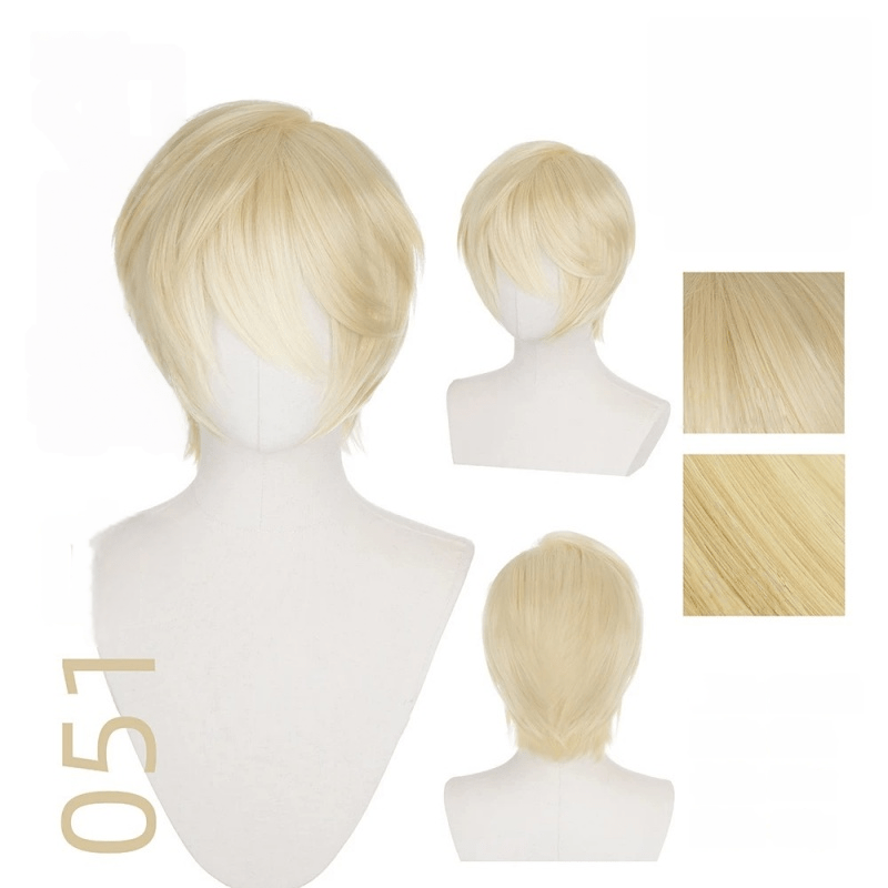 【More Volume】24 Colors Yellow Orange 100cm 32cm Basic Cosplay Wigs - lemailwigs