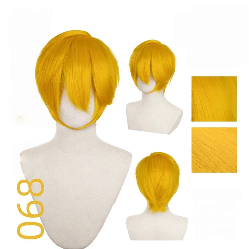 【More Volume】24 Colors Yellow Orange 100cm 32cm Basic Cosplay Wigs - lemailwigs