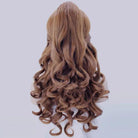 Movie Beauty and the Beast Belle Long Curly Brown Ponytail Cosplay Wigs - lemailwigs