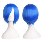 Multicolor Short Straight Anime Cosplay Wigs - C - lemailwigs