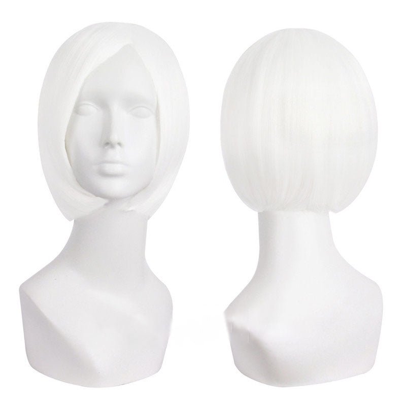 Multicolor Short Straight Anime Cosplay Wigs - I - lemailwigs