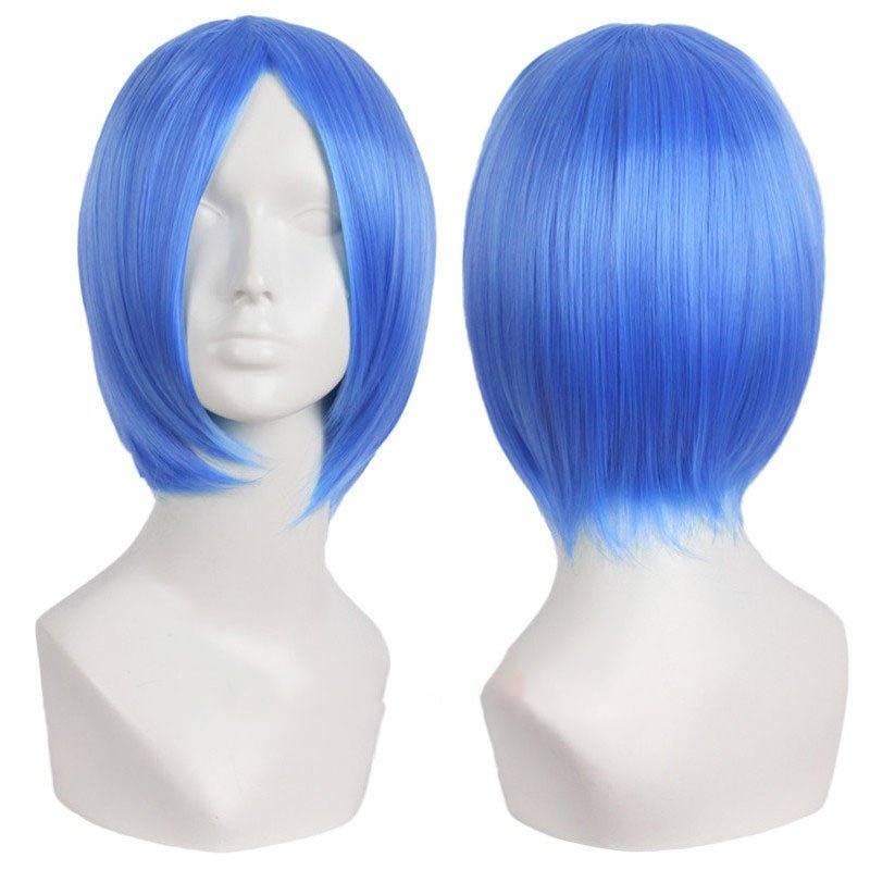 Multicolor Short Straight Anime Cosplay Wigs - J - lemailwigs