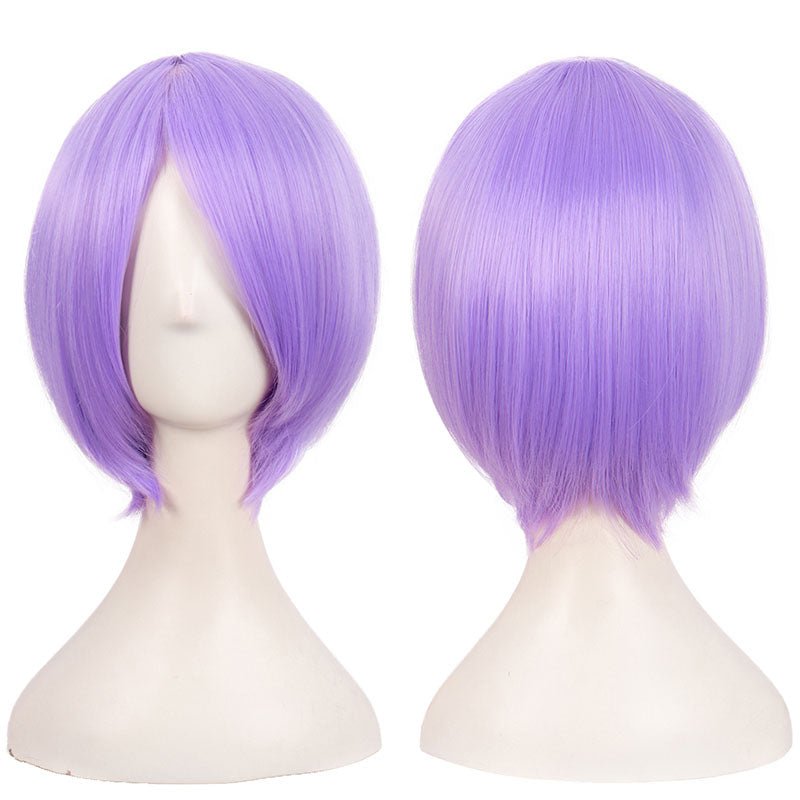Multicolor Short Straight Anime Cosplay Wigs - K - lemailwigs