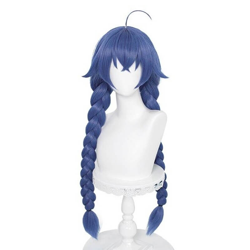 Mushoku Tensei Jobless Reincarnation Roxy Migurdia Blue Braided Cosplay Wigs - lemailwigs