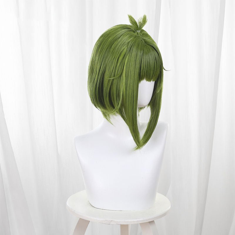 My Deer Friend Nokotan Meme Bashame Green Short Cosplay Wig - lemailwigs