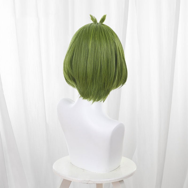 My Deer Friend Nokotan Meme Bashame Green Short Cosplay Wig - lemailwigs