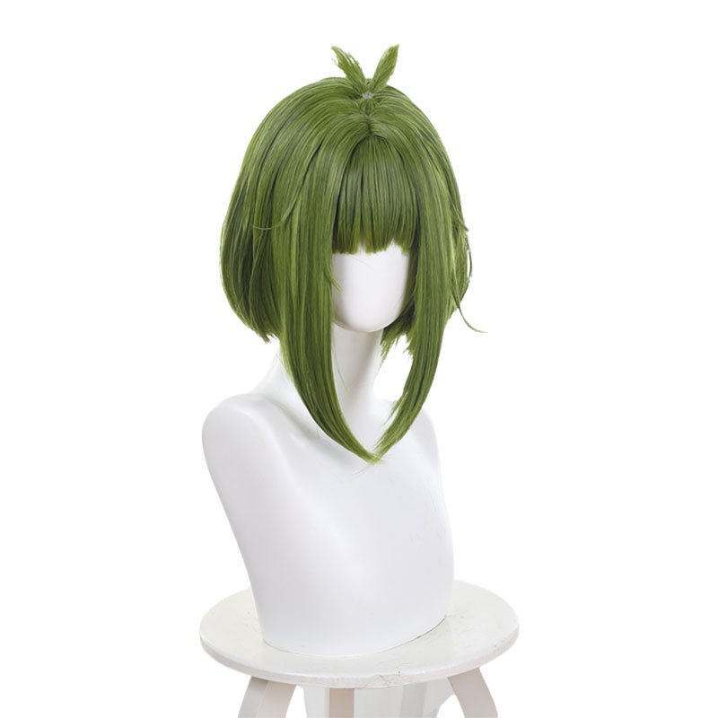 My Deer Friend Nokotan Meme Bashame Green Short Cosplay Wig - lemailwigs