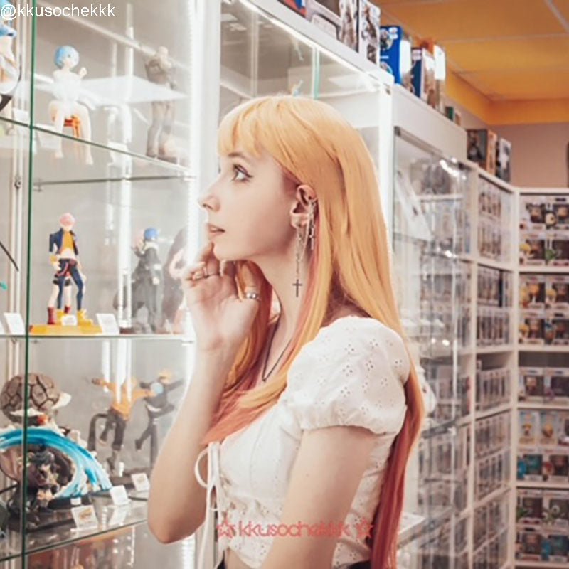 My Dress - Up Darling Marin Kitagawa Yellow Gradient Long Cosplay Wig - lemailwigs