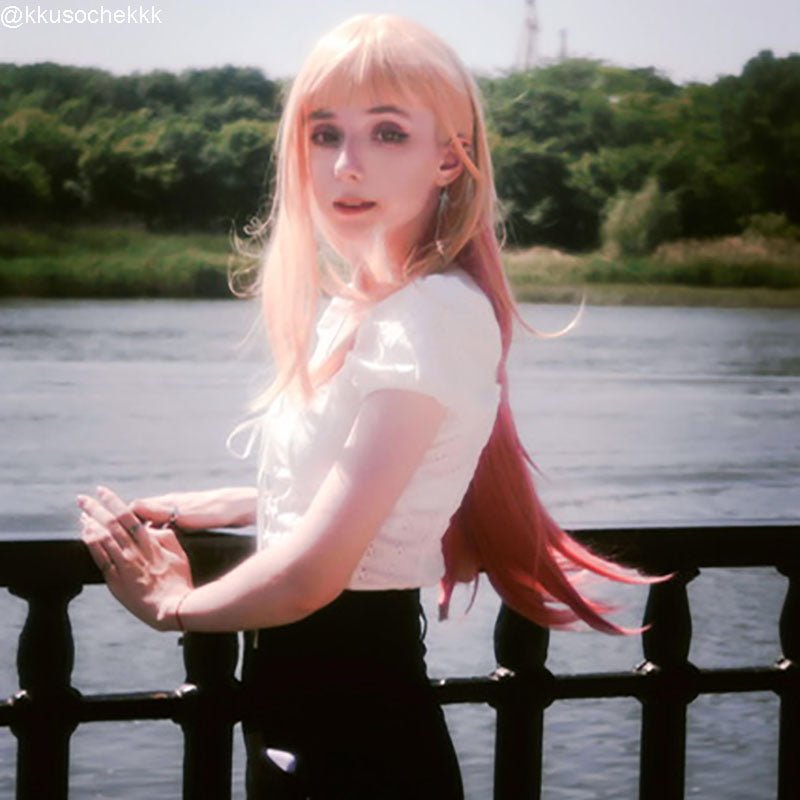 My Dress - Up Darling Marin Kitagawa Yellow Gradient Long Cosplay Wig - lemailwigs