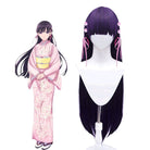 My Happy Marriage Saimori Miyo Dark Purple Cosplay Wig - lemailwigs