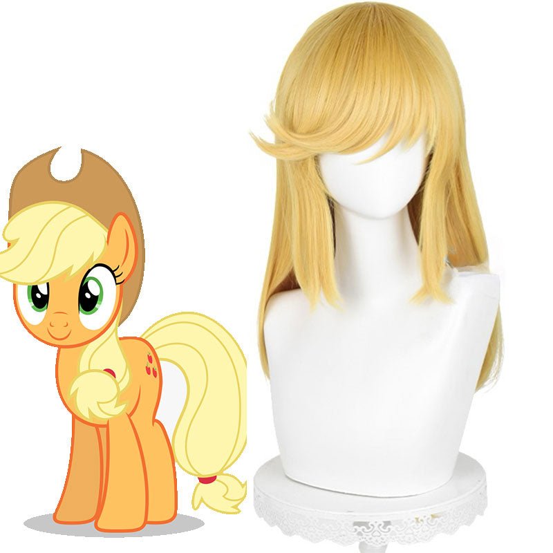 My Little Pony Applejack Yellow Cosplay Wigs - lemailwigs