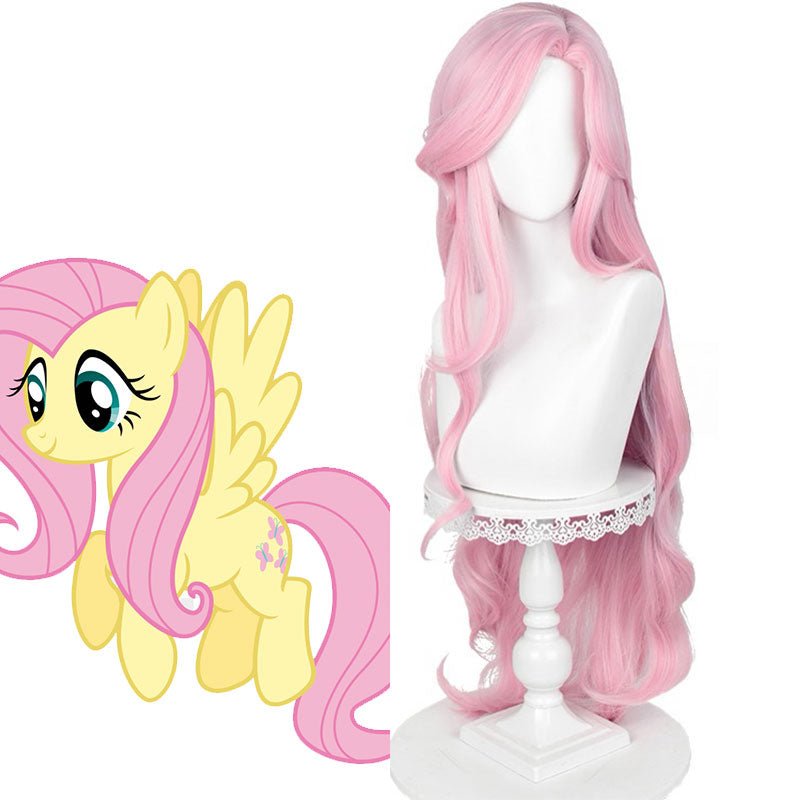 My Little Pony Fluttershy Pink Cosplay Wigs - lemailwigs