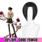 NANA Nana Osaki Black Short Straight Cosplay Wig - lemailwigs