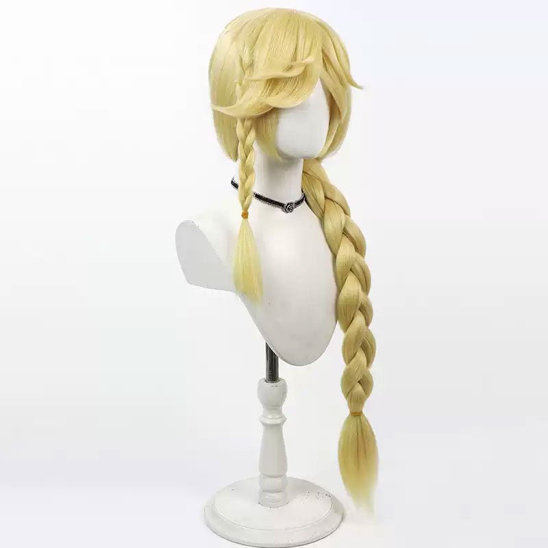 【NEW】My little pony Applejack Braid Yellow Cosplay Wigs - lemailwigs