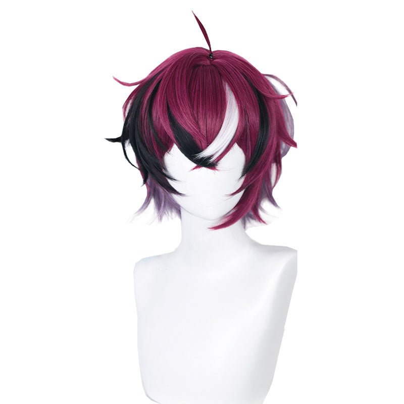 Nijisanji Vtuber Doppio Dropscythe Short Multi Color Cosplay Wig - lemailwigs