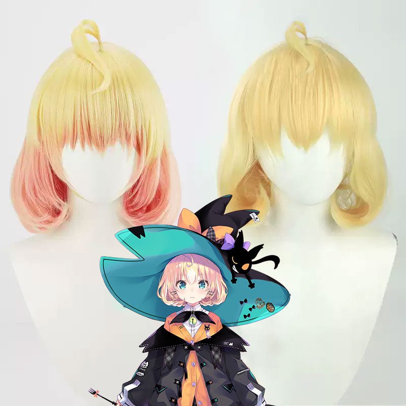 Nijisanji Vtuber Ethyria Millie Parfait Yellow Cosplay Wig - lemailwigs