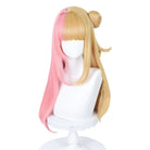 Nijisanji Vtuber Kotoka Torahime Blonde Mixed Pink Cosplay Wig - lemailwigs