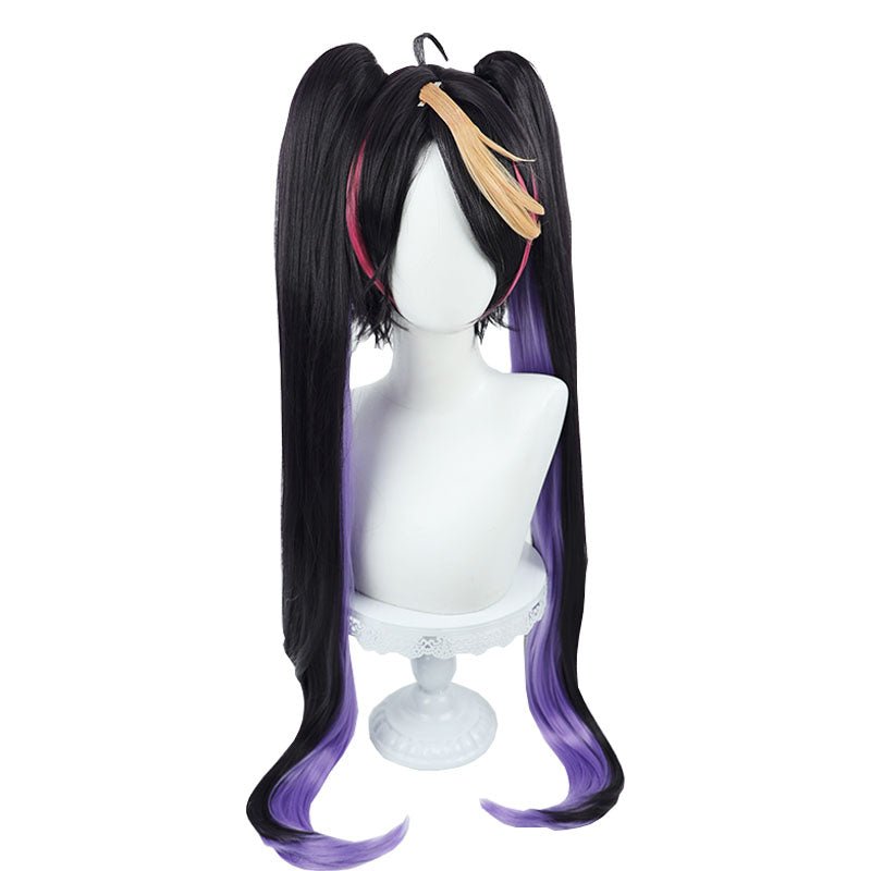 Nijisanji Vtuber Shu Yamino Long Double Tail Cosplay Wig - lemailwigs