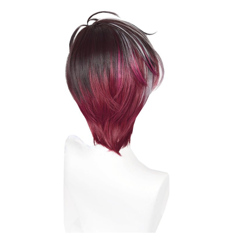 Nijisanji Vtuber Ver Vermillion Multi Color Cosplay Wig - lemailwigs