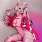Nikke The Goddess Of Victory Alice Light Pink Cosplay Wig - lemailwigs
