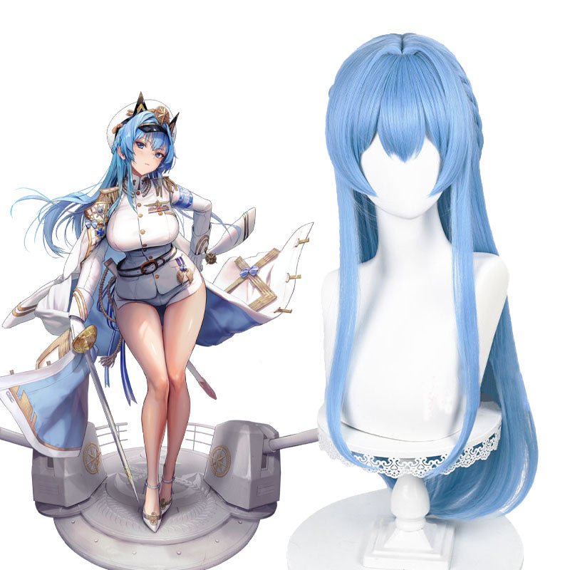 Nikke The Goddess Of Victory Helen Blue Cosplay Wig - lemailwigs