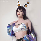 Nikke The Goddess Of Victory Sin Black Mixed Grey Cosplay Wig - lemailwigs