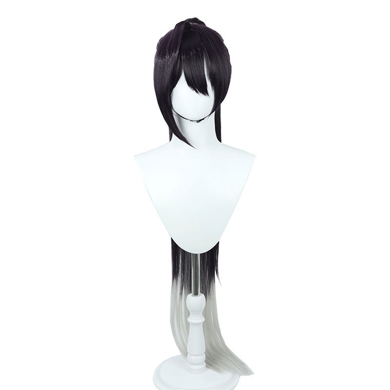 Nikke The Goddess Of Victory Sin Black Mixed Grey Cosplay Wig - lemailwigs