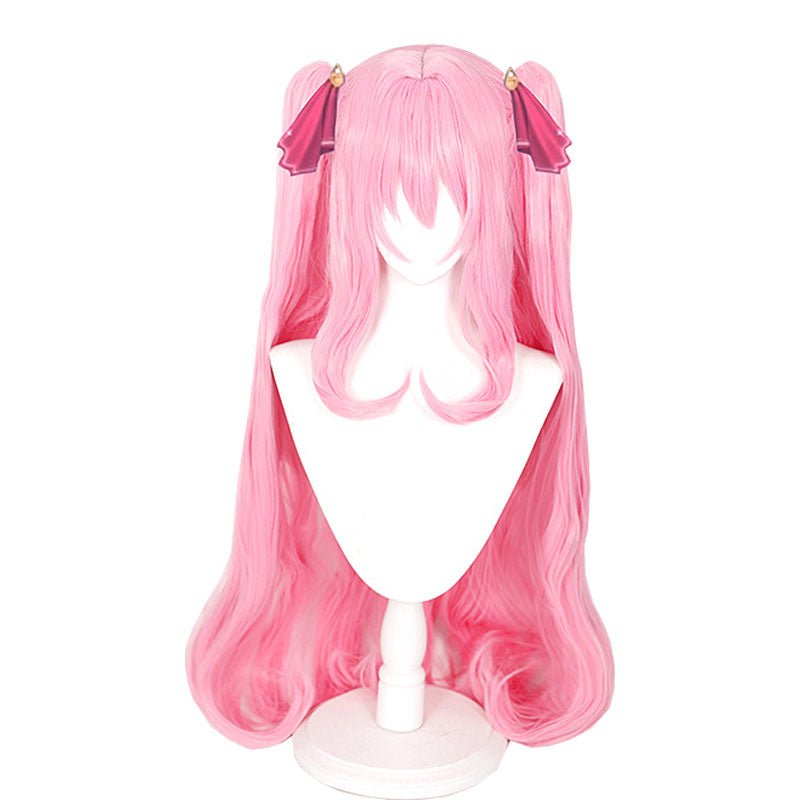 Nikke The Goddess Of Victory Yuni Pink Cosplay Wig - lemailwigs