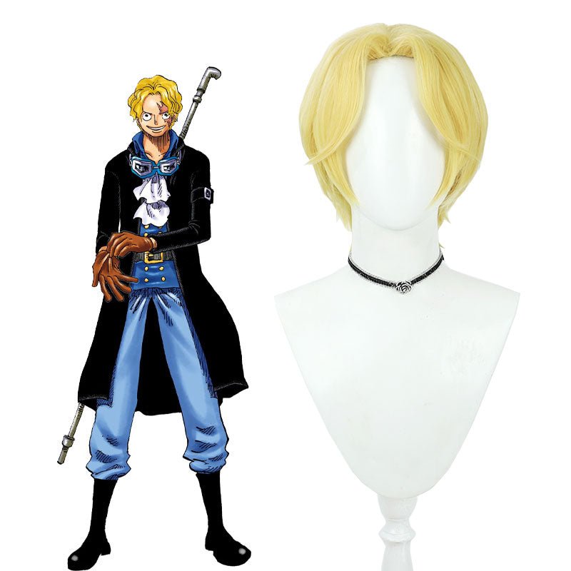ONE PIECE Sabo Short Blonde Cosplay Wig - lemailwigs