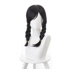 OW Academy D?Va Hana Song Long Black ponytail Cosplay Wigs - lemailwigs
