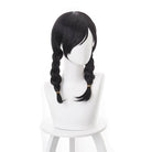 OW Academy D?Va Hana Song Long Black ponytail Cosplay Wigs - lemailwigs