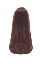 OW D.va Medium Long Straight Hair With Bangs Brown Synthetic Women Cosplay Wigs - lemailwigs