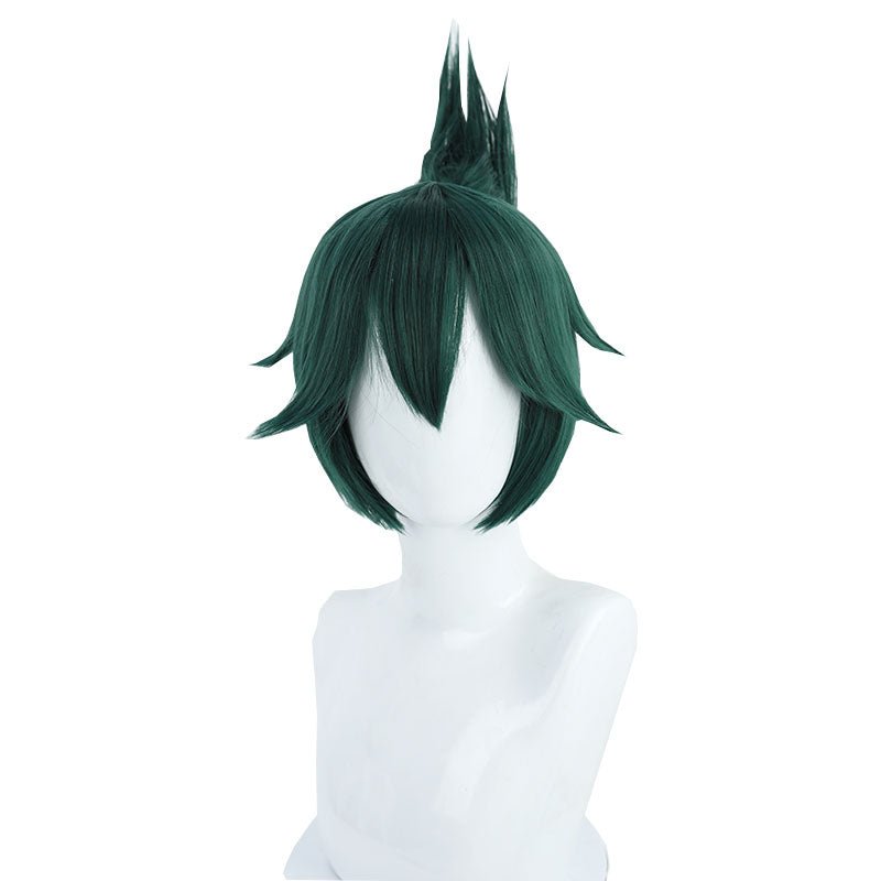 OW Kiriko Short Green Cosplay Wigs - lemailwigs