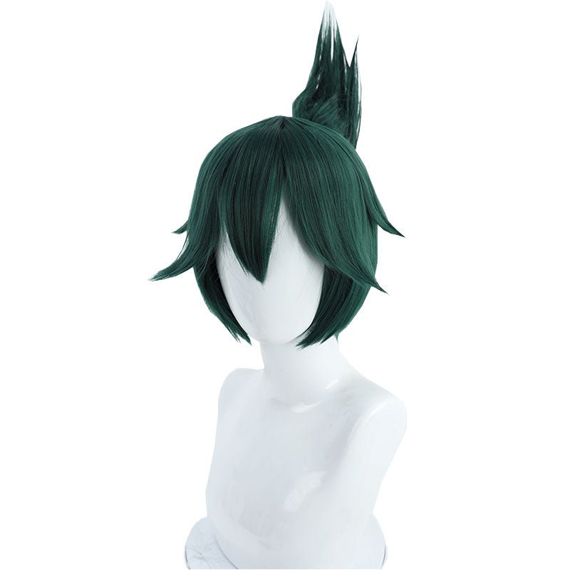 OW Kiriko Short Green Cosplay Wigs - lemailwigs