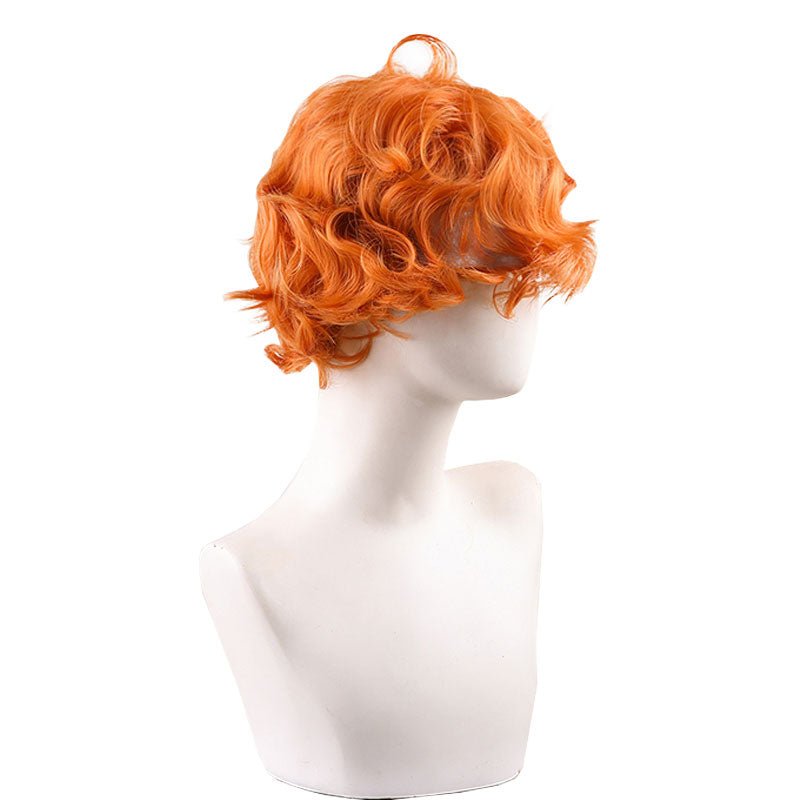 Panty & Stocking with Garterbelt Brief Short Orange Cosplay Wig5