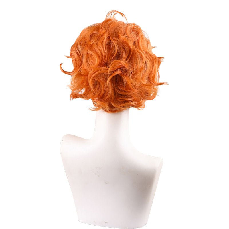 Panty & Stocking with Garterbelt Brief Short Orange Cosplay Wig6