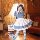 Panty & Stocking with Garterbelt Stocking Anarchy Sweets Paradise Maid Outfit Cosplay Costume - lemailwigs