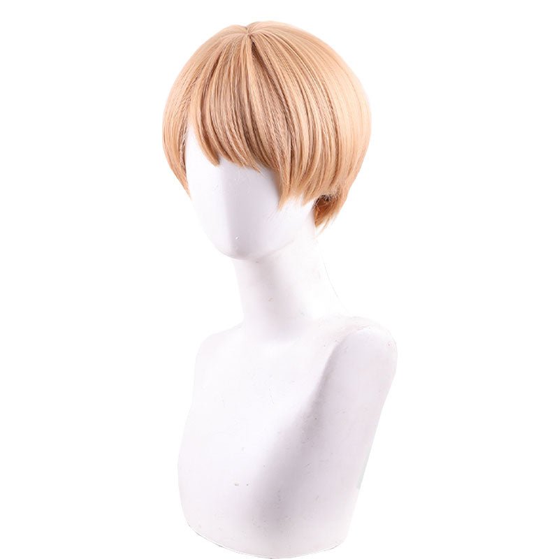 Paradox Live Hajun Yeon Short Blonde Cosplay Wig - lemailwigs