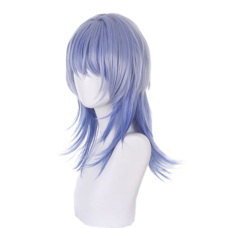 Path to Nowhere Hecate Grey Mixed Blue Cosplay Wigs - lemailwigs