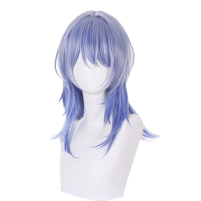 Path to Nowhere Hecate Grey Mixed Blue Cosplay Wigs - lemailwigs