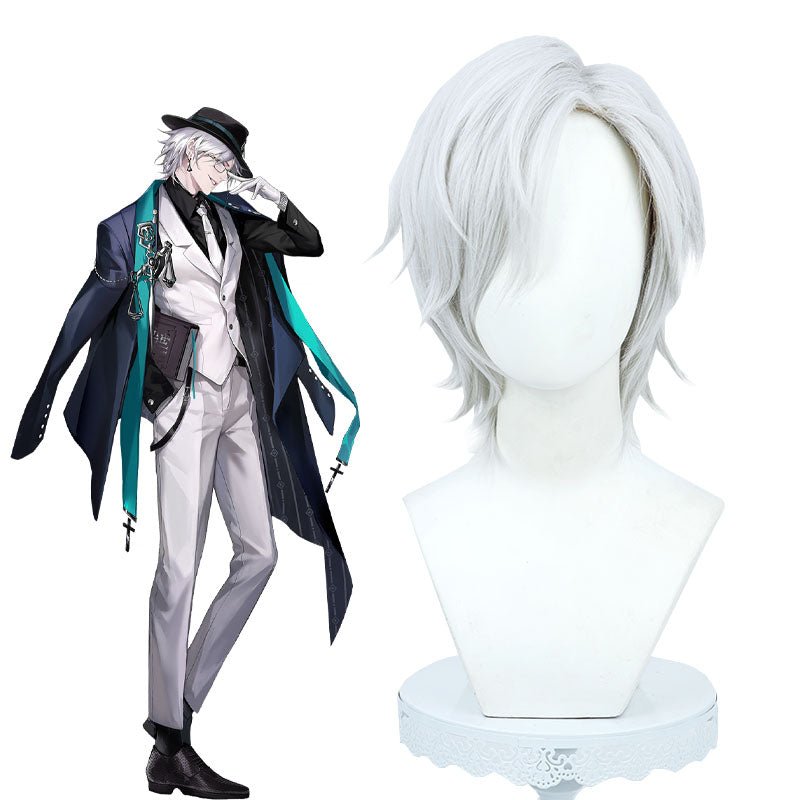 Path to Nowhere Mr.Fox Silver White Cosplay Wigs - lemailwigs