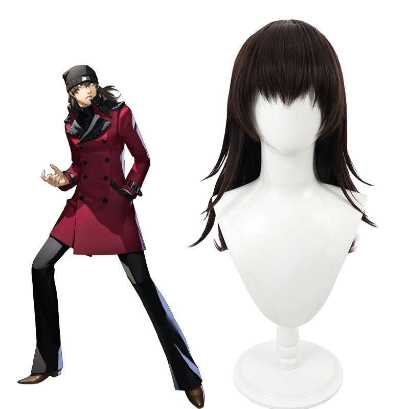 Persona 3 Shinjiro Aragaki Brown Cosplay Wig - lemailwigs