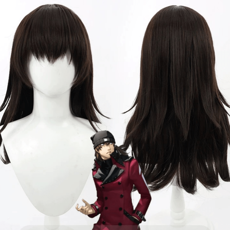 Persona 3 Shinjiro Aragaki Brown Cosplay Wig - lemailwigs