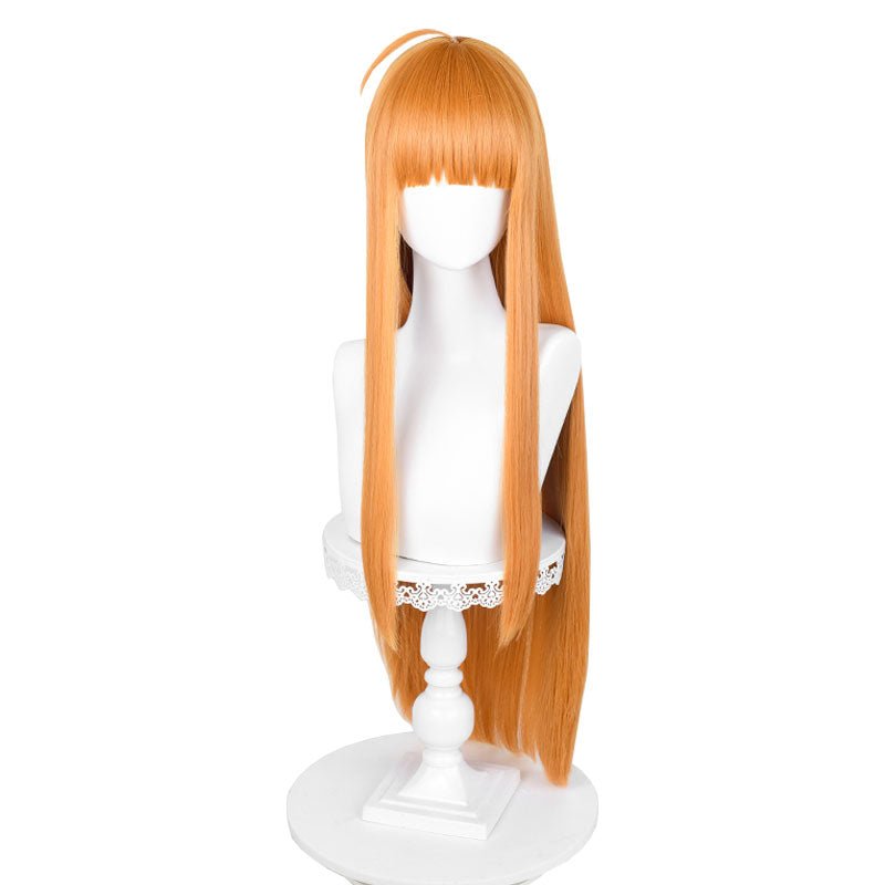 Persona 5 Futaba Sakura Orange Cosplay Wig - lemailwigs