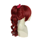 Persona 5 Royal Kasumi Yoshizawa Long Curly Wine Red Ponytail Cosplay Wigs - lemailwigs