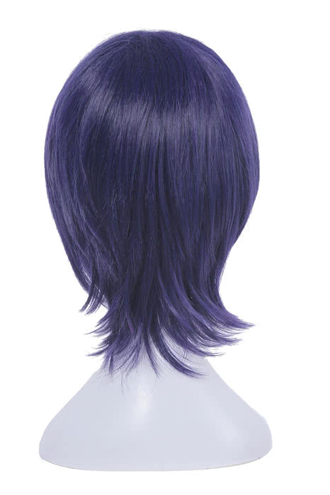Persona 5 Yusuke Kitagawa Short Dark Blue Straight Cosplay Wigs - lemailwigs