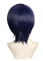 Persona 5 Yusuke Kitagawa Short Dark Blue Straight Cosplay Wigs - lemailwigs