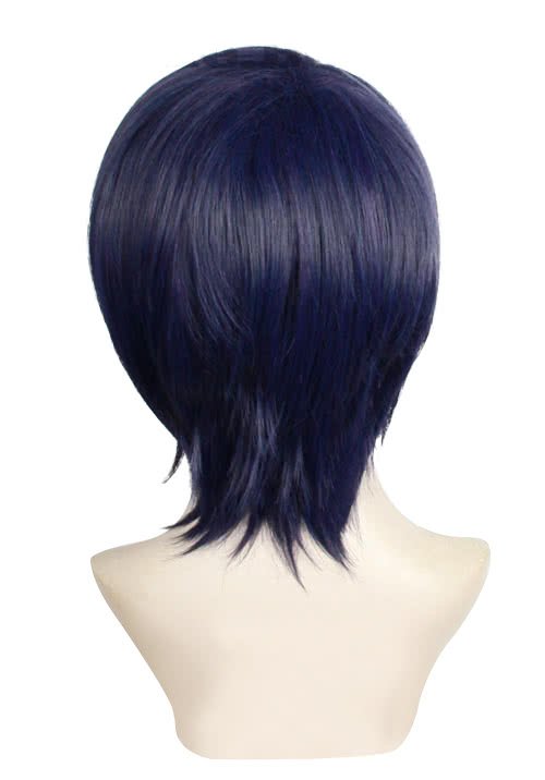 Persona 5 Yusuke Kitagawa Short Dark Blue Straight Cosplay Wigs - lemailwigs