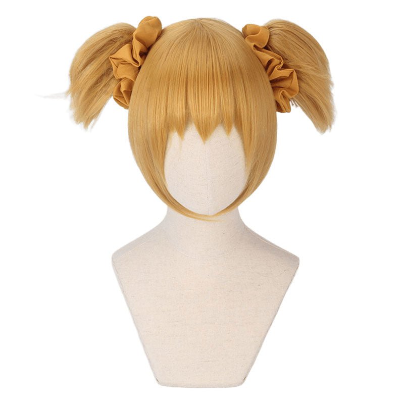 Pop Team Epic Popuko Yellow Copslay Wig Accessories - lemailwigs