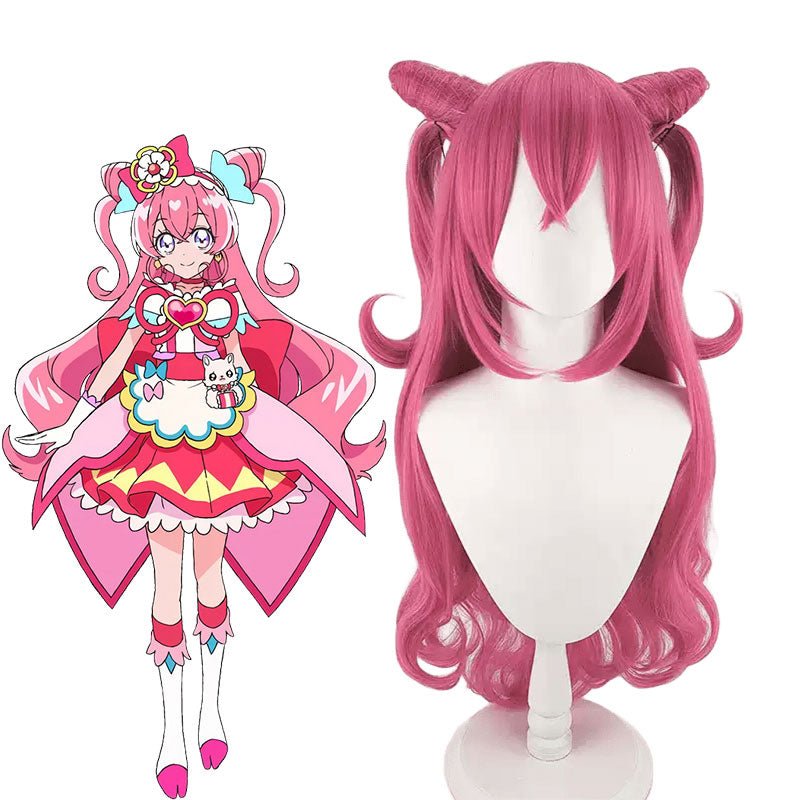 Precure Pretty Cure Nagomi Yui Cure Precious Pink Cosplay Wig - lemailwigs